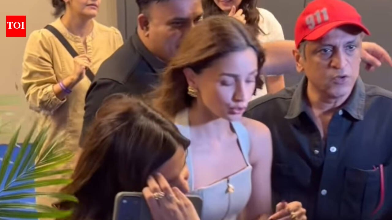 Alia Bhatt’s bodyguard pushes away fan trying to click selfie with her; netizens react as video goes viral |
