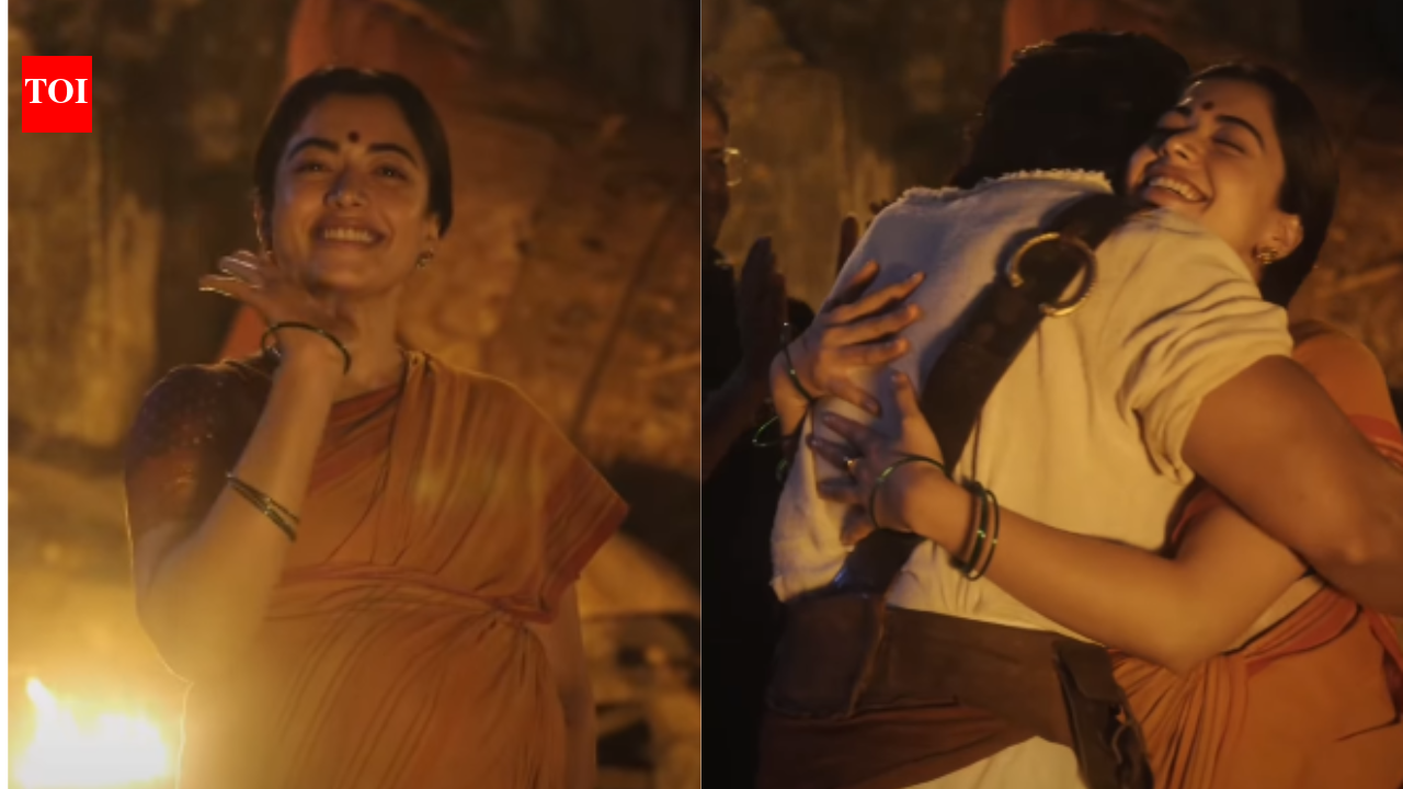 Rashmika Mandanna wraps ‘Ranabaali’ shoot; Vijay Deverakonda joins her for SPECIAL HUG | Telugu Movie News