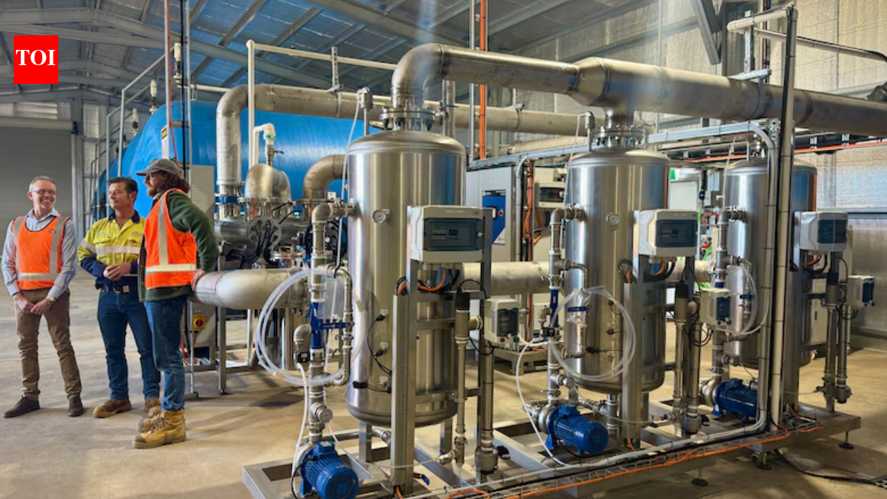Australia switched on a $7.8 million wastewater plant that can process 700 megalitres a year; its inventor says it breaks down stubborn pollutants 16 times more efficiently