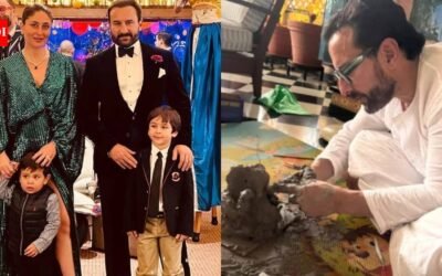 Kareena Kapoor Khan drops glimpse of Ganpati made by 5-year old son Jeh with Saif Ali Khan, wishes fans a happy Ganesh Chaturthi |