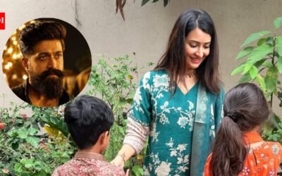 Yash’s wife Radhika Pandit shares Ganesh Chaturthi pictures with kids Ayra and Yatharv; fans notice ‘Toxic’ star is missing: ‘Where is our boss?’ | Kannada Movie News