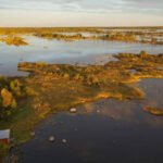 Finland’s coast is still rising after the Ice Age; around the Gulf of Bothnia, 1,730 acres emerge each year, but waterfront owners may not own the new land