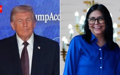 Trump to meet Venezuela acting president Delcy Rodriguez, first since Maduro’s removal