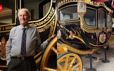 The man considered the world’s last royal coachmaker died at 76 before finishing a 3-tonne carriage for King Charles III; his team says it is now 98% complete