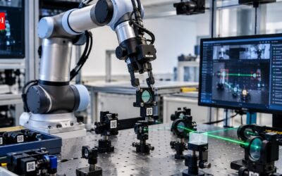 MIT’s robotic optics lab built a working laser cavity in 50 maneuvers and under 30 minutes; when researchers moved components, it realigned them automatically with micron-scale precision