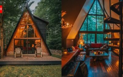 In 2015, a Connecticut carpenter and his wife bought 5 acres in upstate New York for $27,000; he built three cabins, and the rentals generated more than $2.1 million