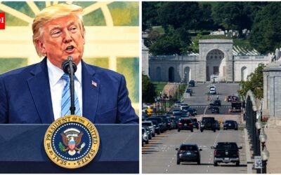 Trump Triumphal Arch Washington: Donald Trump adds drones, snipers and ammunition to plans for Washington triumphal arch
