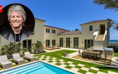 In 2018, Jon Bon Jovi paid $10 million for a Palm Beach home, demolished it and rebuilt; two years later he sold the new mansion for $19.85 million and bought a $43 million estate