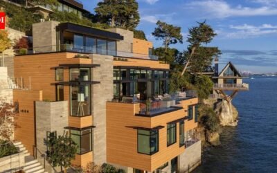 A four-bedroom waterfront home was completed in California in 2026; within months, the Belvedere property is listed for $32 million; the newly built estate comes with sweeping bay views and luxury amenities