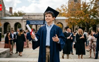 At 10, Michael Kearney became the world’s youngest university graduate; he had entered college at six﻿ | World News