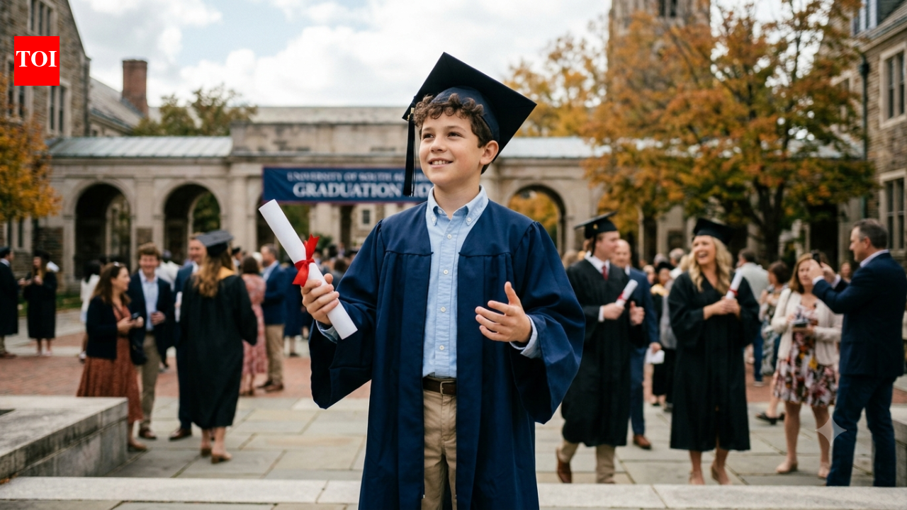At 10, Michael Kearney became the world’s youngest university graduate; he had entered college at six﻿ | World News