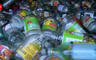 In New York, 29 million discarded glass bottles were ground into concrete for JPMorgan Chase’s 60-storey headquarters; replacing 40% of its cement cut over 5,000 tons of carbon and enhanced concrete strength