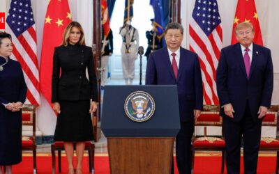 ‘US and China should coexist in peace’: Xi meets Trump at White House on second state visit