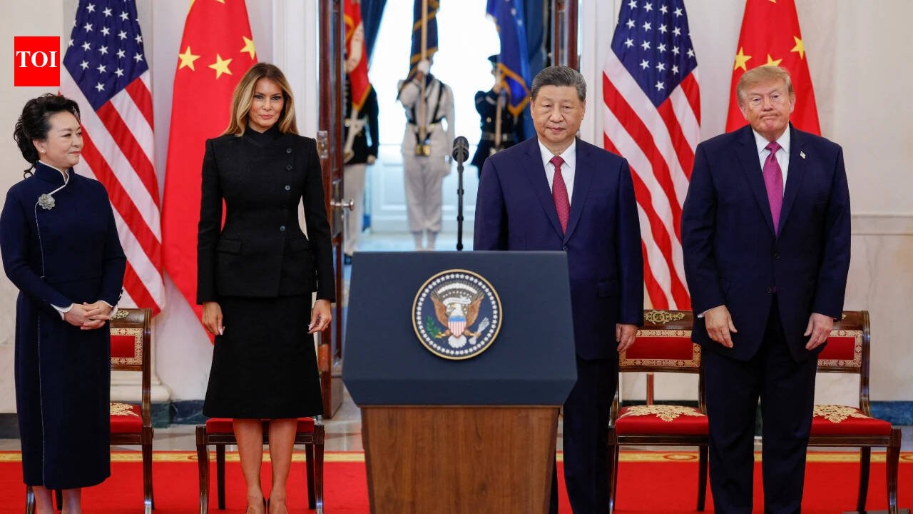‘US and China should coexist in peace’: Xi meets Trump at White House on second state visit