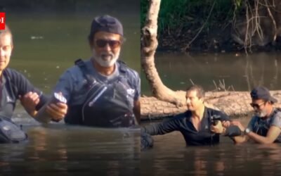 Did you know Rajinikanth once walked through crocodile-infested lake with Bear Grylls?; adventurer called him a ‘legend’ | Tamil Movie News
