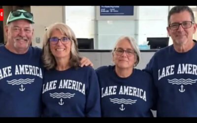 Michigan CEO who posted AI photo of family members wearing ‘Lake America’ sweatshirts loses job; she says it was just for fun, not a political message