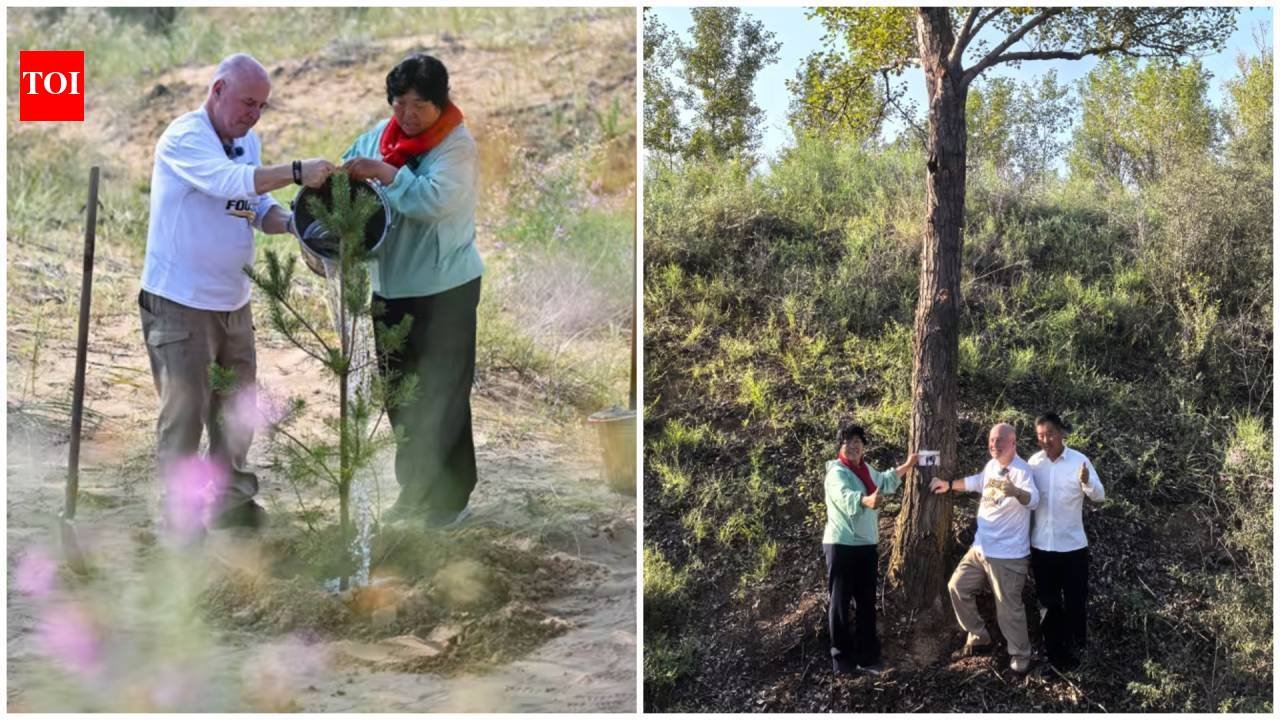 In 1999, Pennsylvania teacher Ronald Sakolsky donated ,000 to farmer Yin Yuzhen to fund her tree-planting efforts in Inner Mongolia; 27 years later, his contribution helped transform China’s Maowusu Desert into a forest of 50,000 trees