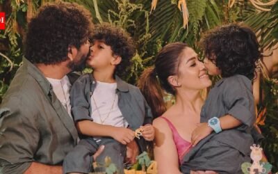 Nayanthara-Vignesh Shivan celebrate twins Uyir-Ulagam’s 4th birthday; jungle-themed party pics go viral |