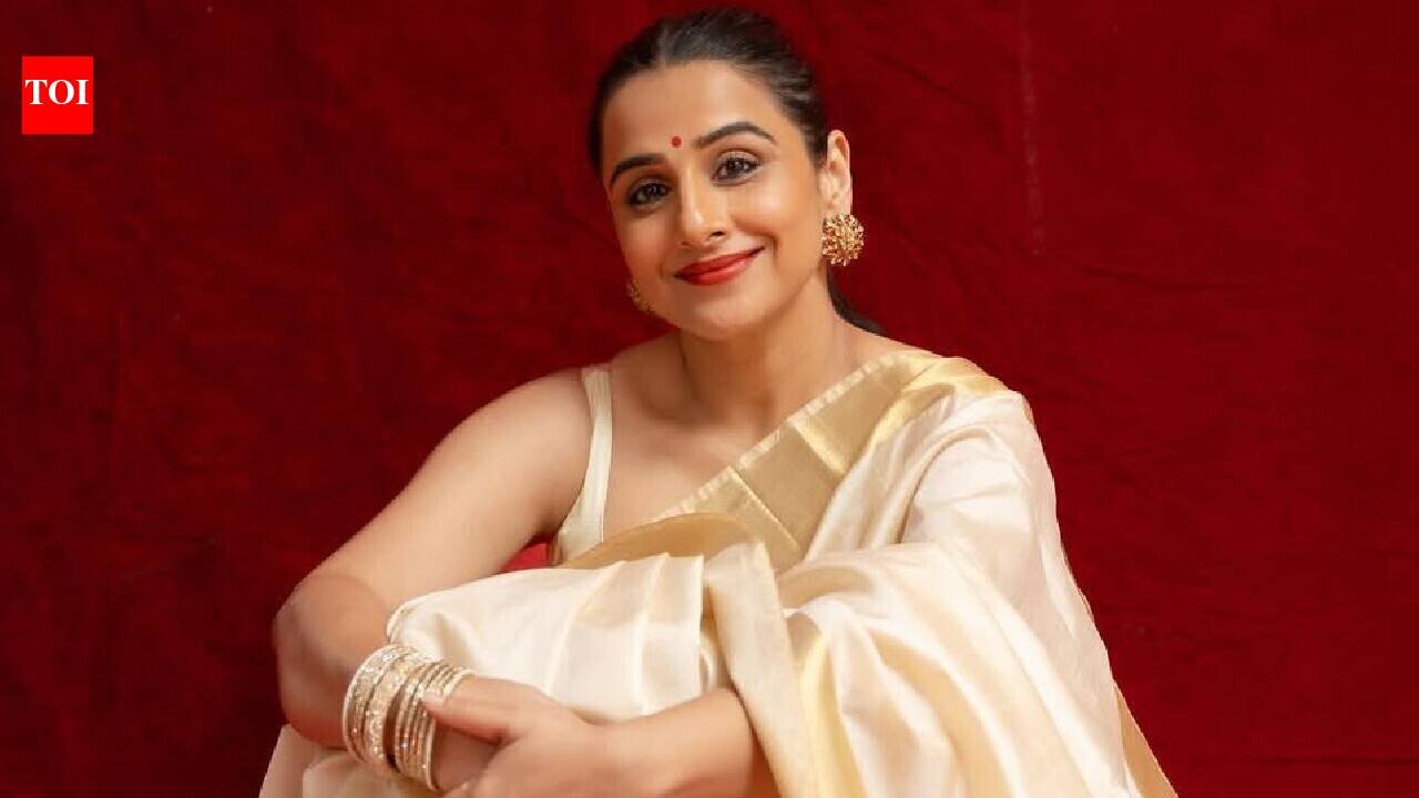 Vidya Balan: Vidya Balan reunites with R Balki nearly 17 years after Paa for new Tamil film, shares first glimpse from sets: ‘New beginnings’ | Tamil Movie News