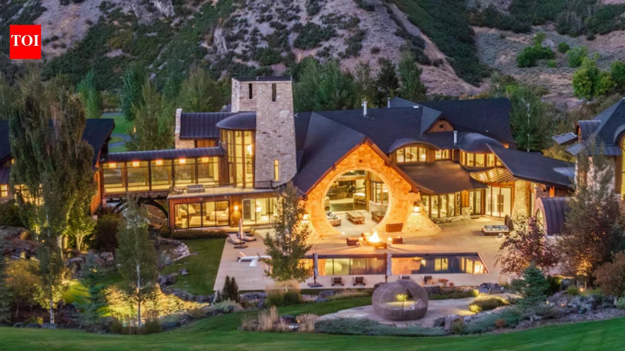 A Utah couple bought a 30-acre ‘Lord of the Rings’-inspired estate in 2017, later added a pond, guesthouse and waterfalls; after a  million price cut, the 32-room property is now asking  million