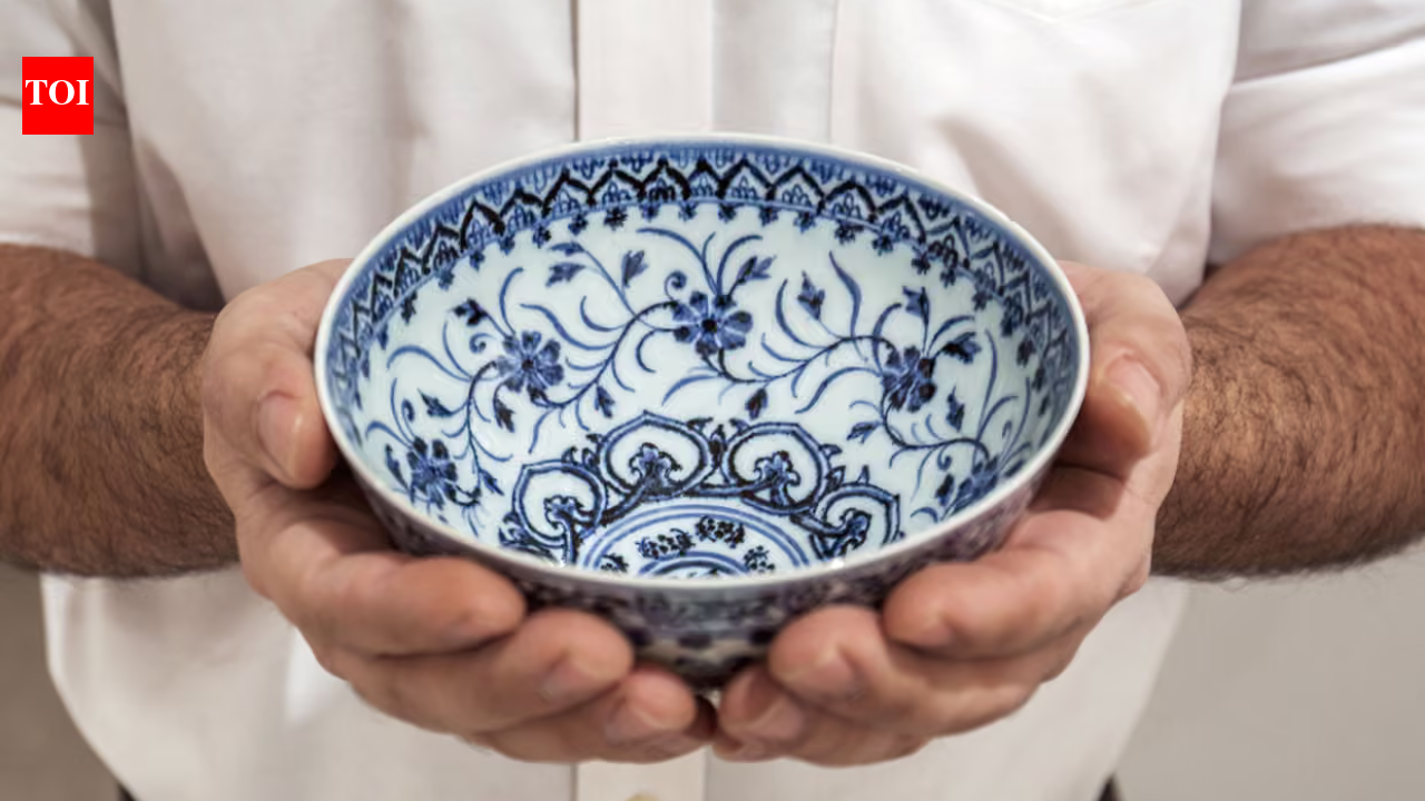 A Connecticut man paid  for a bowl at a yard sale in 2020; experts revealed it was a rare 15th-century Chinese treasure and it sold for 1,800 | World News