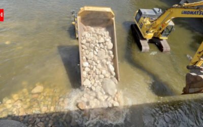 Grand Rapids was named for rapids that disappeared after dams and industrial changes reshaped its river; construction is now underway on the first phase of a project designed to bring those rapids back