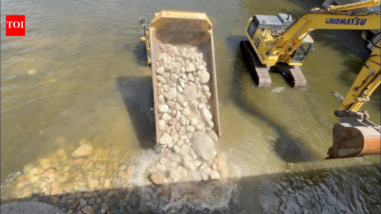 Grand Rapids was named for rapids that disappeared after dams and industrial changes reshaped its river; construction is now underway on the first phase of a project designed to bring those rapids back