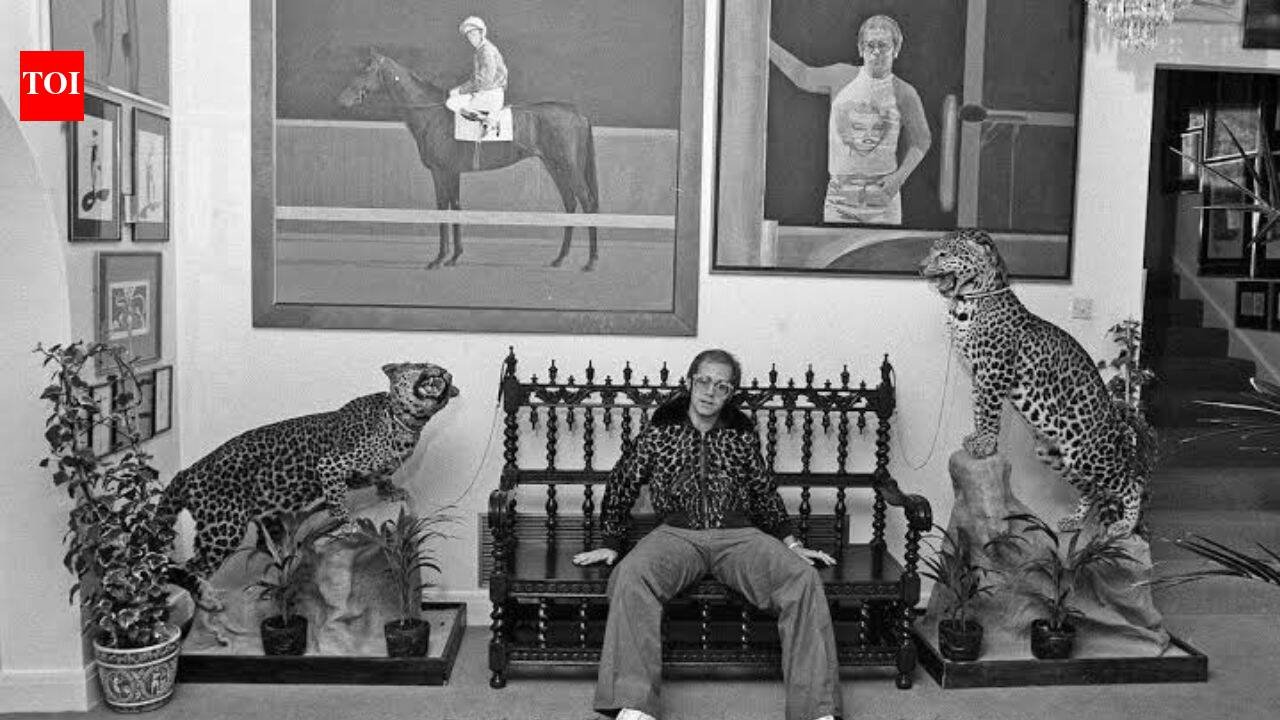 In 1972, Elton John bought his first home and named it Hercules; inside the Rocket Man’s extraordinary world of art, cars and maximalist interiors |