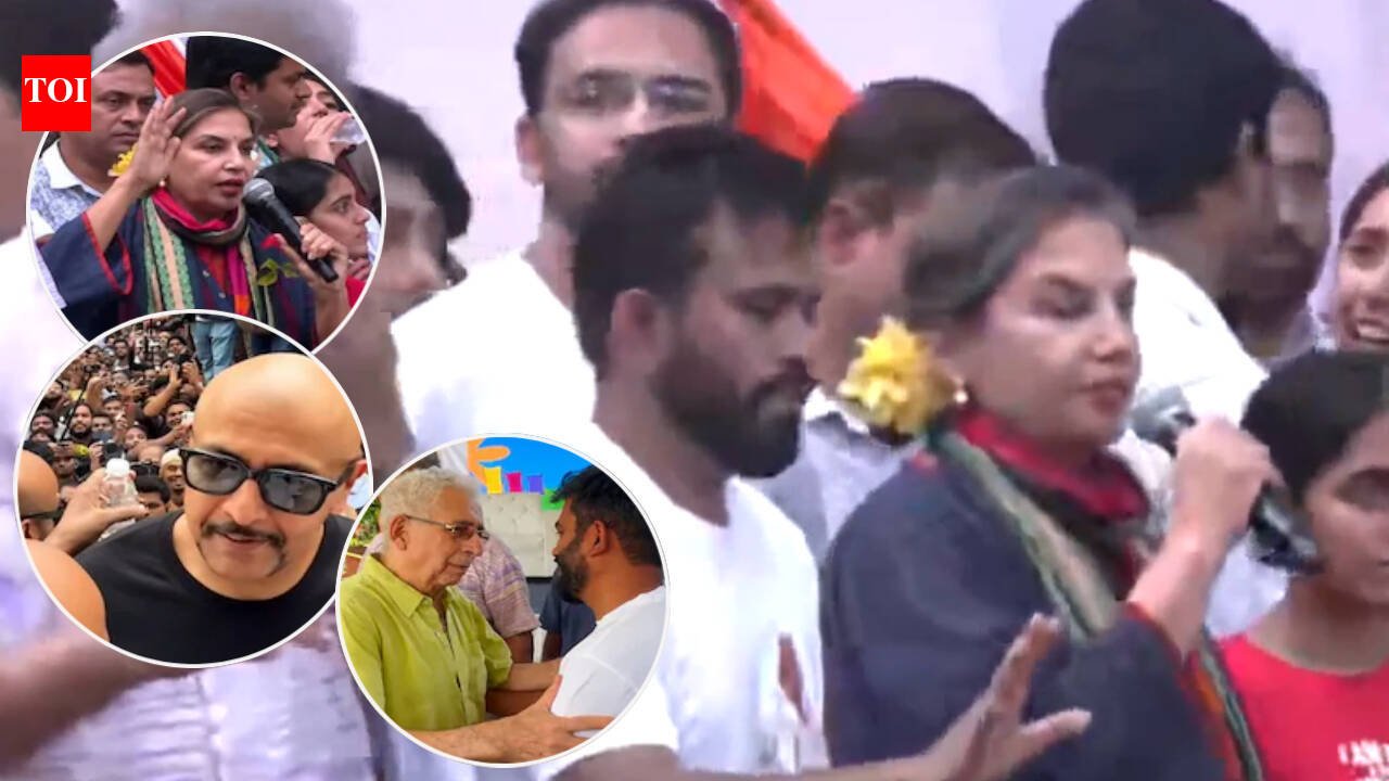 Shabana Azmi, Naseeruddin Shah and Vishal Dadlani join protest at Mumbai’s Shivaji Park – Report | Hindi Movie News