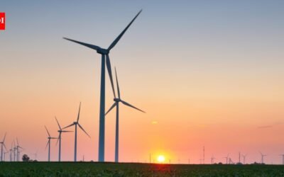 An Oregon wheat-farming couple had 13 wind turbines placed on their land; while crops continued around them, they said the operating turbines were bringing in about $100,000 a year