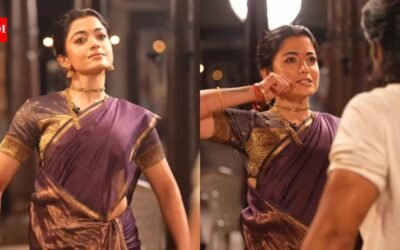 Rashmika Mandanna mimics Vijay Deverakonda’s ‘Ranabaali’ dialogue; ‘Liger’ actor calls wife his ‘cute savage’ | Telugu Movie News