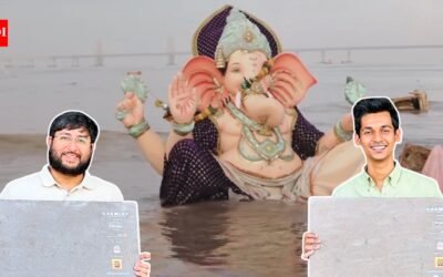 From 3,000 kg of Ganesha idol waste to 760 study tables: Inside ‘Visarjan Se Vidya Tak’ initiative turning PoP waste into classroom furniture for children in Maharashtra