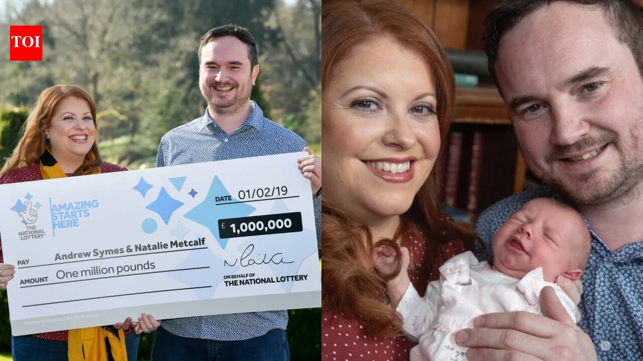 In 2019, a Thornbury couple won £1 million on EuroMillions while Natalie was eight months pregnant; days later, daughter Poppy arrived about a month early: ‘She wanted to join us for it all’