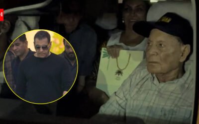 Salim Khan makes a RARE public appearance with Salma Khan at granddaughter Sipaara’s first birthday; Salman Khan, Sohail Khan and Arpita Khan Sharma join the celebration | Hindi Movie News