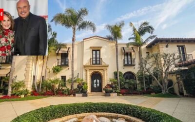 Dr. Phil and Robin McGraw bought a Beverly Hills property for .8 million in 2010 and completed the mansion a year later; 16 years on, the 16,079-sq-ft estate is listed for .5 million