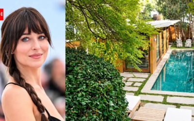 In 2016, Dakota Johnson paid .55 million for a 1947 Los Angeles midcentury home; after renovating the ‘tree house’ with Pierce & Ward, she sold it a decade later for .92 million after asking  million