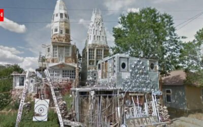 Colorado veteran Cano Espinoza began covering his home with discarded hubcaps, cans, screen doors and scrap metal in 1980; more than four decades later, Cano’s Castle remains a well-known roadside attraction in Antonito