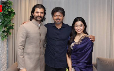 Vijay: Vijay Deverakonda and Rashmika Mandanna meet Tamil Nadu CM Joseph Vijay in Chennai ahead of ‘Ranabaali’ release: ‘One meeting and sir is already a favourite’ | Telugu Movie News