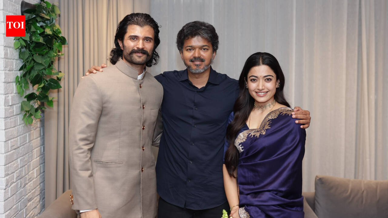 Vijay: Vijay Deverakonda and Rashmika Mandanna meet Tamil Nadu CM Joseph Vijay in Chennai ahead of ‘Ranabaali’ release: ‘One meeting and sir is already a favourite’ | Telugu Movie News