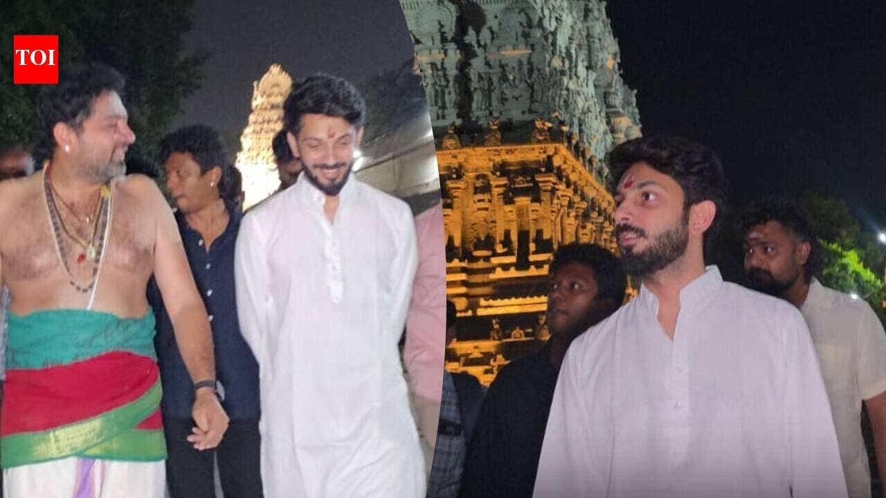 Rajinikanth: Anirudh Ravichander offers special prayers at Tiruvannamalai temple ahead of Rajinikanth’s ‘Jailer 2’ release | Tamil Movie News