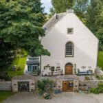 In 2014, a couple bought an 18th-century Scottish church and renovated it into a five-bedroom home and working bistro; the 4,779-square-foot property is now on the market with offers over £550,000