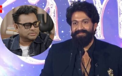 Yash shares his excitement working with AR Rahman in ‘Ramayana,’ says, ‘Used to dance to AR Rahman’s songs when we were young’ | Tamil Movie News