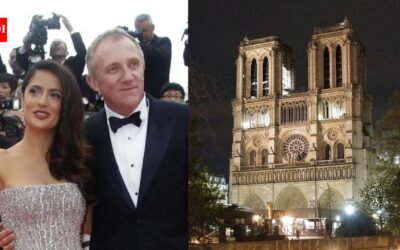 Salma Hayek’s billionaire husband backed Notre-Dame with a €100 million pledge after the 2019 fire; restoration efforts brought the 860 year old historic Paris landmark back in 2024 | World News