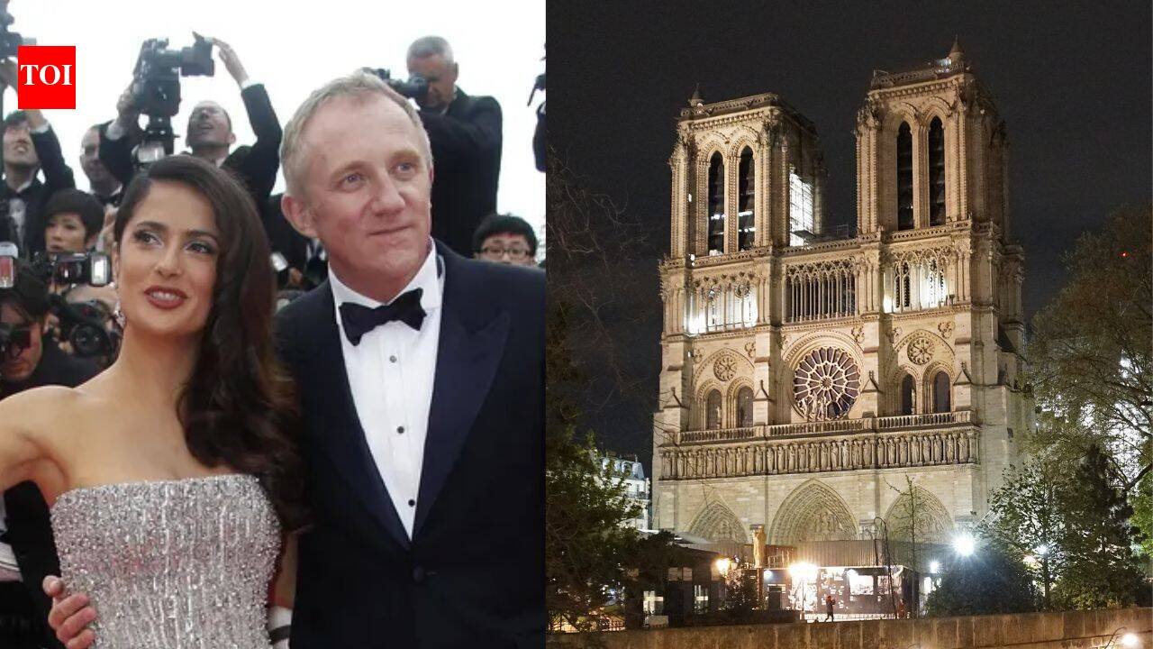 Salma Hayek’s billionaire husband backed Notre-Dame with a €100 million pledge after the 2019 fire; restoration efforts brought the 860 year old historic Paris landmark back in 2024 | World News