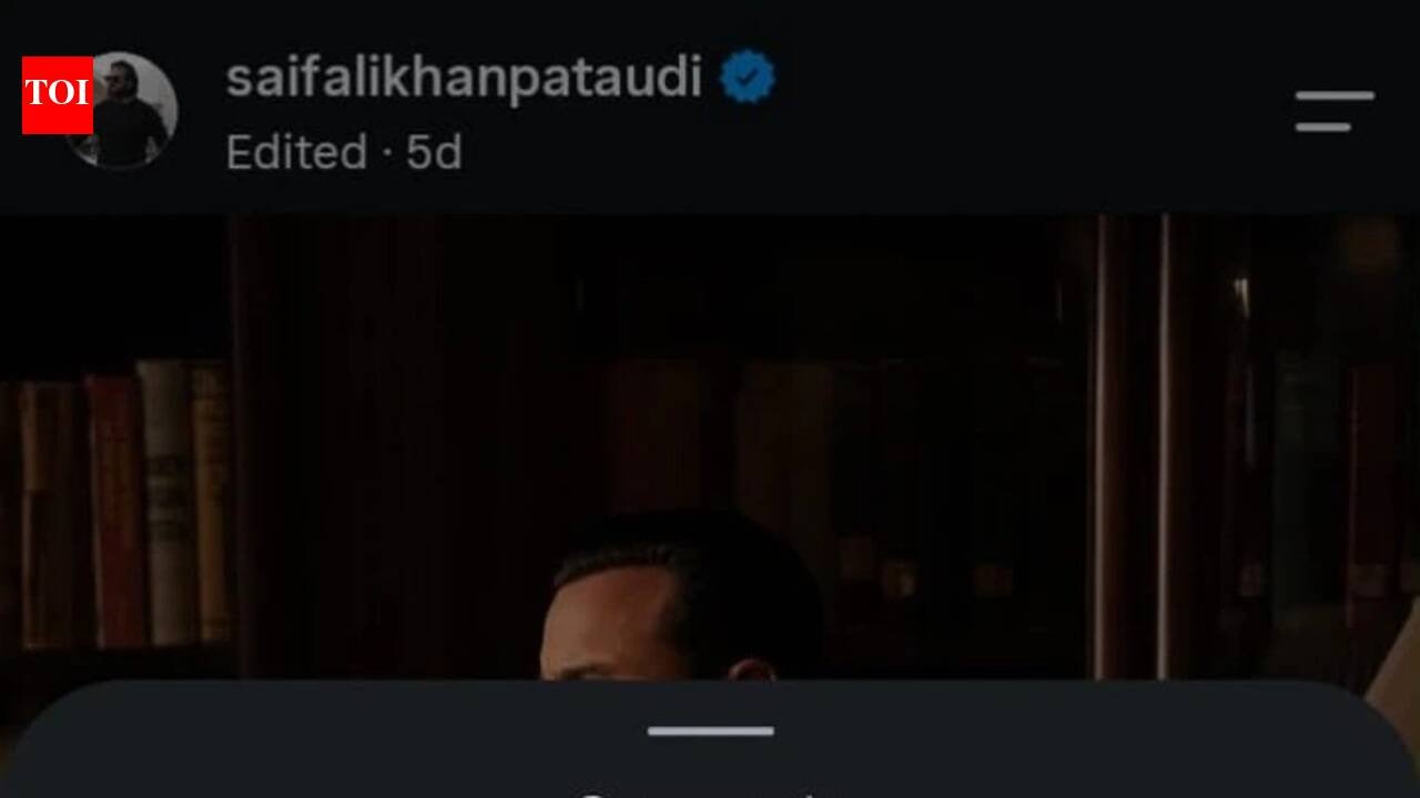 Saif Ali Khan makes Instagram debut; Ibrahim Ali Khan asks, ‘Is this you, Abba, no na?’ as the father-son duo trade jokes |