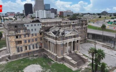 A Texas courthouse built in 1914 has sat empty since 1977 as reuse plans failed and renovation estimates reached $120 million; the county has now awarded a $1.3 million demolition contract