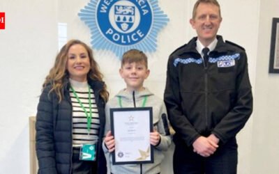 A 12-year-old boy was beside his mother when she passed out while driving at 60 mph, grabbed the wheel and stopped the car before calling 999; now 13, Zac Howells has won a Pride of Britain courage award