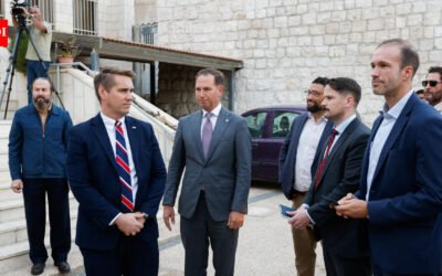 US officials visit Palestinian Christian town after settler attacks on foreign diplomats