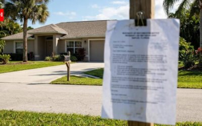 A Florida couple missed 66 mortgage payments on their Naples property; the husband later agreed to deposit $5,000 monthly during an appeal, but an October 19 federal ruling rejected his lawsuit against the bank
