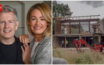 Cat Deeley begins ‘massive renovation’ of new home with brother’s help after split from Patrick Kielty; ex-couple’s Hampstead house listed for £5 million after £250,000 price cut |